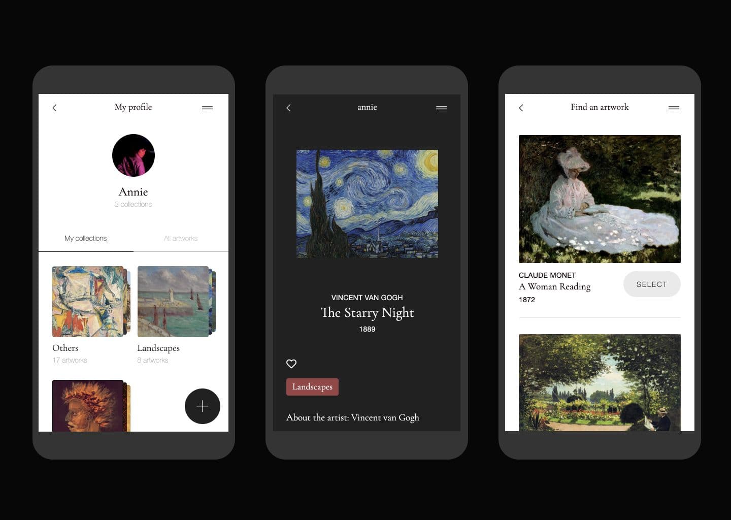 Curators app screenshot