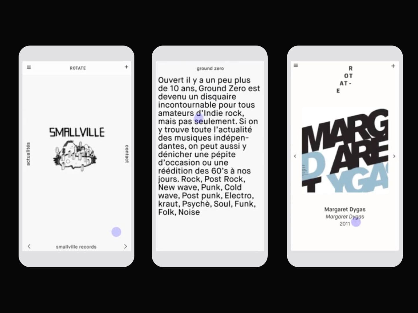 Rotate app screenshots